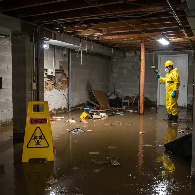 Flooded Basement Electrical Hazard in Saint Martins, MO Property